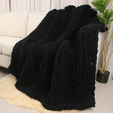 Load image into Gallery viewer, Handmade Chunky Knit Throw (4ft x 5ft)