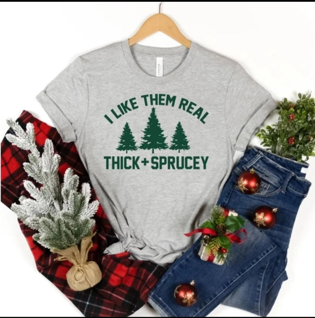 Thick & Sprucey Christmas Screen Print Transfer